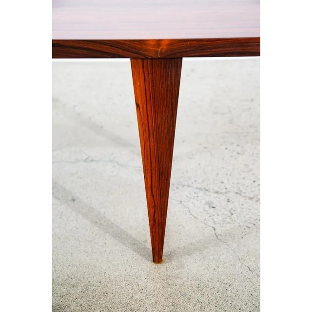 1960s Mid Century Danish Modern Coffee Table Rosewood Vintage Denmark For Sale - Image 9 of 11
