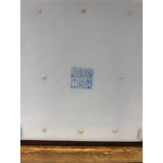 Mid 20th Century Vintage Chinese Blue and White Porcelain Jardinière Cachepot For Sale - Image 5 of 7