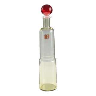 Murano Glass Bottle by Carlo Moretti For Sale