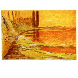Mario Sportelli, The Shore, Lithograph, 1970s For Sale