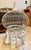 Wood Vintage 1960’s Tunisian/ Morrocan Balloon Bird Cage White W Blue Accent— Beautiful For Sale - Image 7 of 8