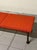 Long Bench in Stained Wood and Fabric, 1960s For Sale - Image 6 of 15