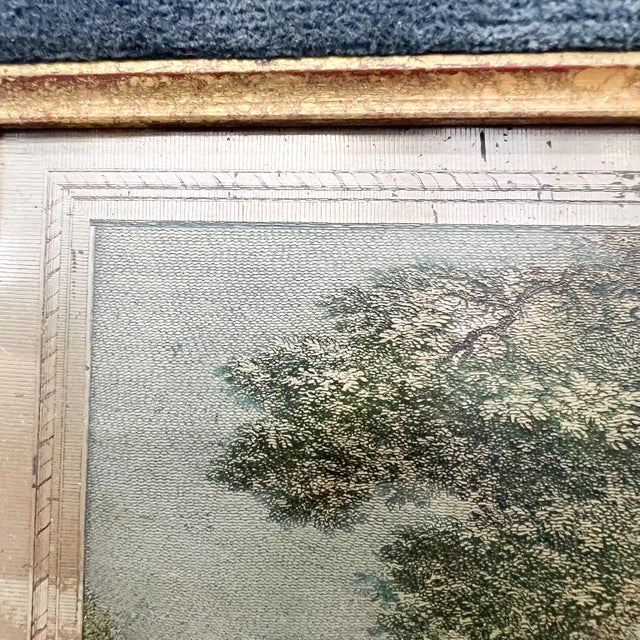 Wood Vintage Silver-Plated French Art Etching: La Rencontré Dangereuse For Sale - Image 7 of 12