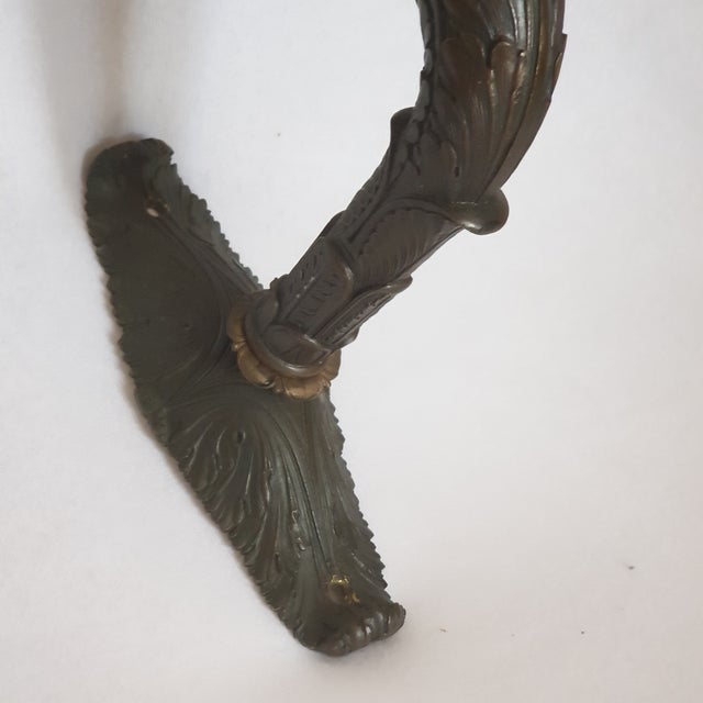 Bronze Wall Sconces, France, 1830, Set of 2 For Sale - Image 12 of 15