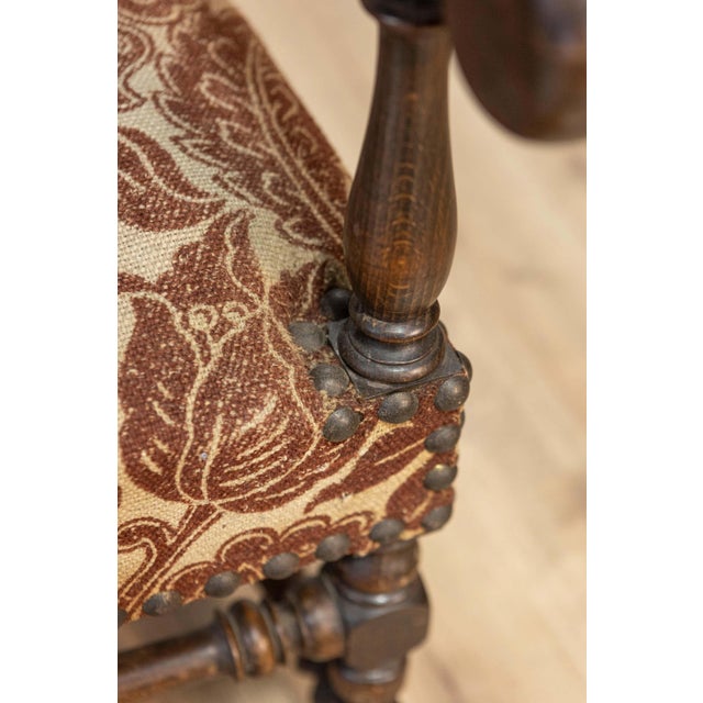 Brown Two Pairs of 20th Century French Arm Chairs For Sale - Image 8 of 12
