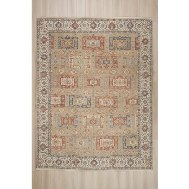 Contemporary Indian Oushak Rug, 09'11 X 12'11 For Sale - Image 10 of 10