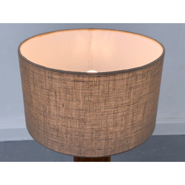 Vintage Teak Table Lamp, 1970s For Sale - Image 12 of 15