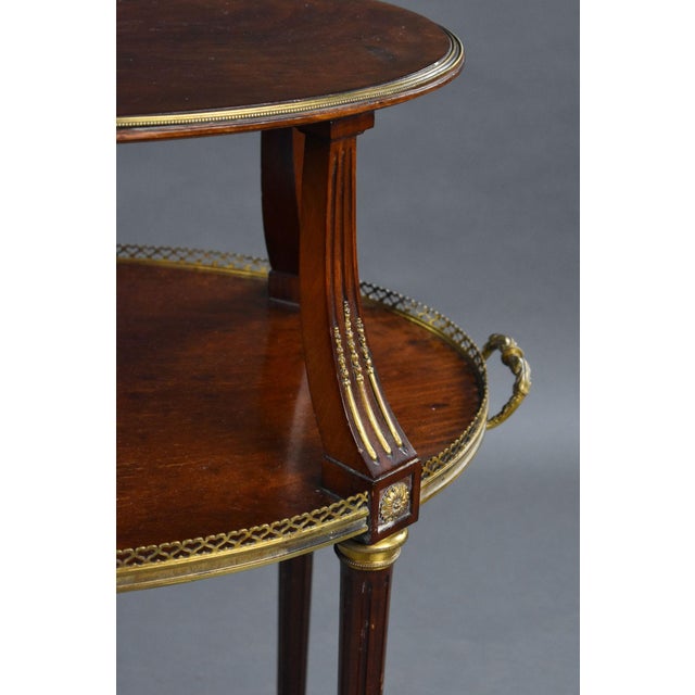 Late 19th Century 19th Century French Mahogany Etagere, 1880s For Sale - Image 5 of 15