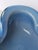 Blue Alfredo Barbini Murano Glass Bowl Ashtray Blue Gold For Sale - Image 8 of 13