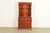 A gorgeous antique Art Deco period breakfront bookcase cabinet or dining cabinet By Stickley Brothers USA, CIrca 1920s...
