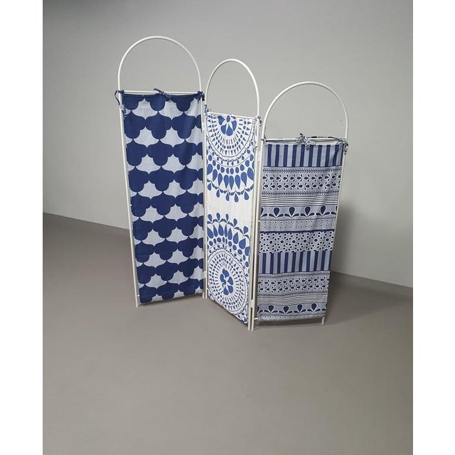 Blue Barkestad Room Dividers from Ikea, 2012, Set of 2 For Sale - Image 8 of 12