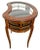 Wood Mid-20th Century Italian Walnut Kidney-Shaped Display Vitrine Table Cabinet For Sale - Image 7 of 11
