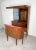 1960s Mid-Century Modern Wood, Mirror & Glass Bar Cabinet, Italy, 1960s For Sale - Image 5 of 17
