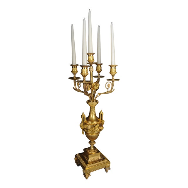 Antique French Empire Candleholder, 1810 For Sale