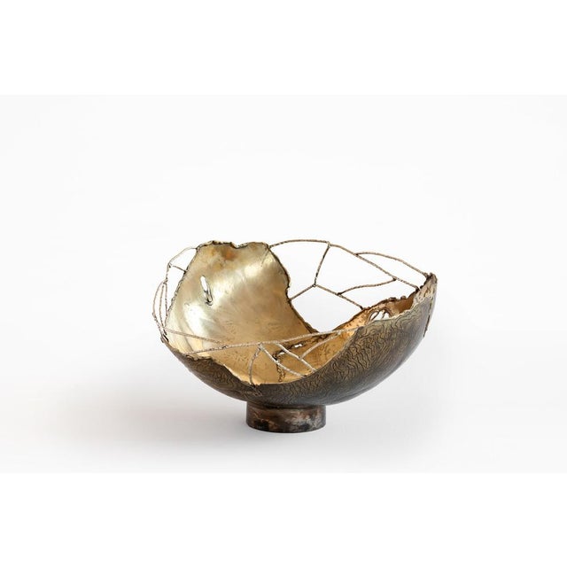 Not Yet Made - Made To Order Brass Hand Sculpted Bowl by Samuel Costantini For Sale - Image 5 of 15