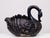 Large Mid-Century Black Wooden Swan, 1960s For Sale - Image 4 of 13