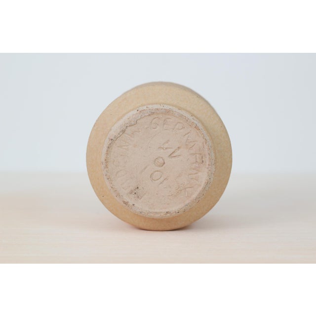 Mid-Century Modern West German Stoneware Pottery Planter For Sale - Image 10 of 10
