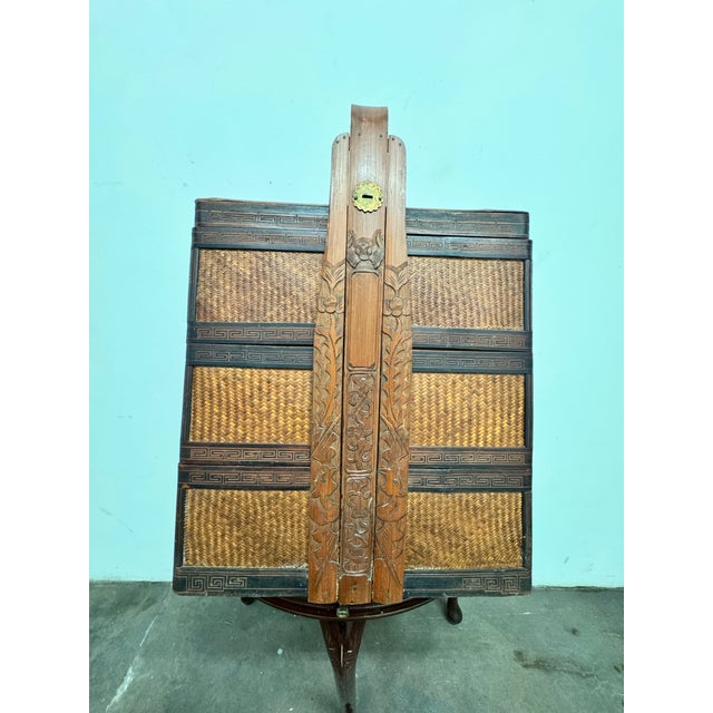 Mid 20th Century Traditional Beautiful Chinese Four Tiered Wedding Basket For Sale - Image 4 of 12