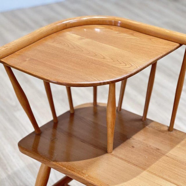 Ercol Telephone Seat by Lucian Ercolani, England, 1960s For Sale - Image 9 of 10