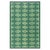 Doris Leslie Blau Mid-20th Century Swedish Double Sided Green Rug For Sale