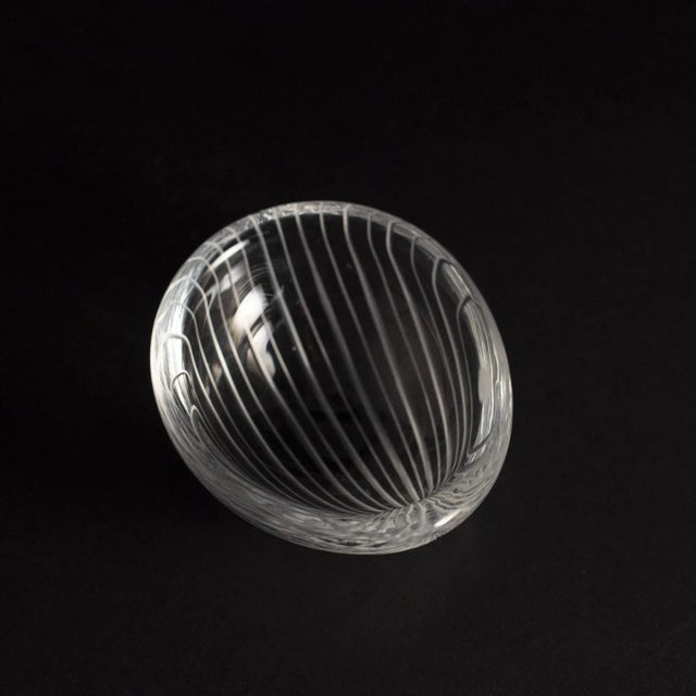 1950s Glass Kantarell Bowl by Tapio Wirkkala For Sale - Image 5 of 5