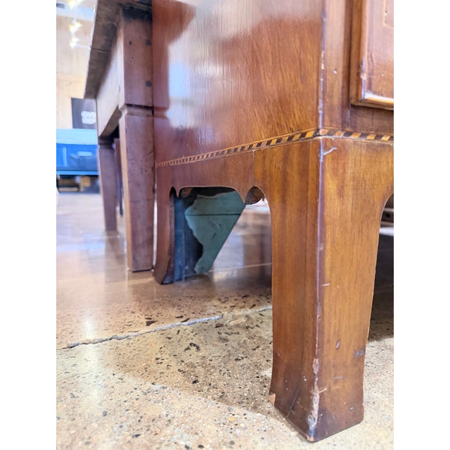 Brown Early 19th Century Federal Inlaid Walnut Chest For Sale - Image 8 of 9