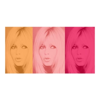 Pink Bardot Triptych, 2020, Archival Pigment For Sale