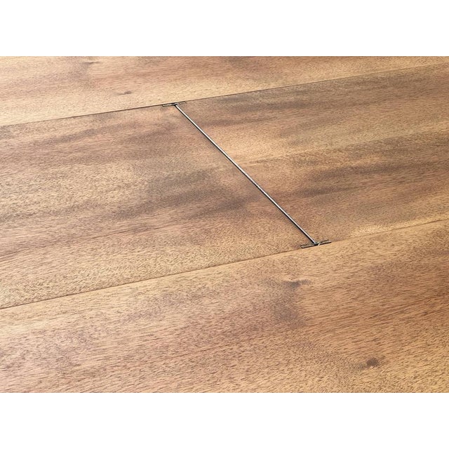 Round Extendable Table in Walnut, 1960s For Sale - Image 14 of 18