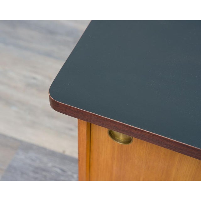 Vintage Lowboard in Ash with Black Formica, 1950s For Sale - Image 12 of 16