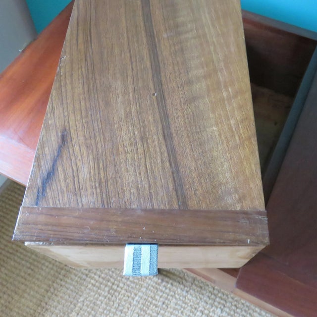 Brown French Solid Cherry Console Table, 1770s For Sale - Image 8 of 14