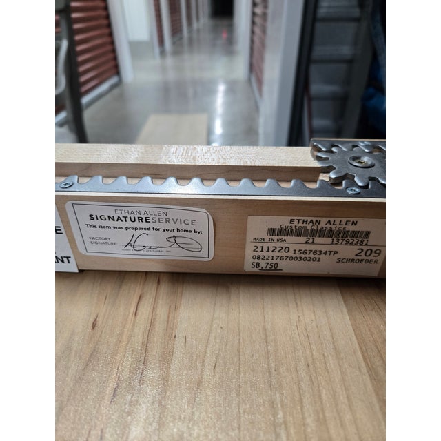 Ethan Allan Dining Room Table With 4 Chairs For Sale - Image 12 of 14