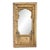 Old Antique Wood Arched Window Mirror For Sale