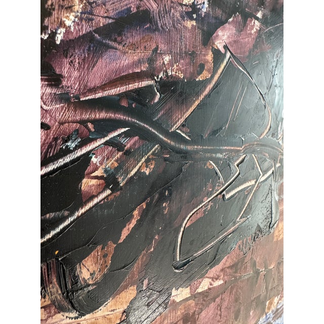 Bramble (Covert) Oil on Aluminum Painting by Joan Jardine 2018 For Sale - Image 11 of 18