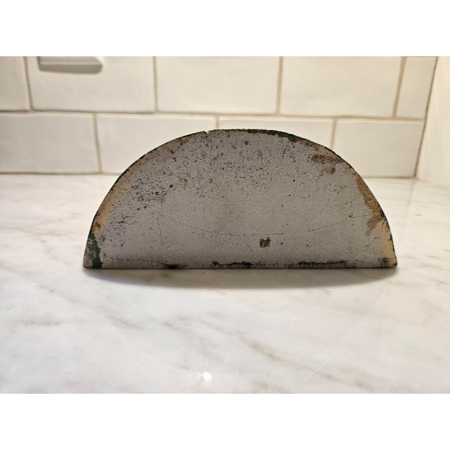 Vintage Cast Iron Gardening Rabbit With Wheelbarrow Doorstop/Bookend For Sale - Image 10 of 10