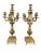 Metal Gilt Bronze Candleholders, 1800s, Set of 2 For Sale - Image 7 of 14
