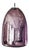 Summit Pendant Light from the Charmed Collection in Amethyst For Sale
