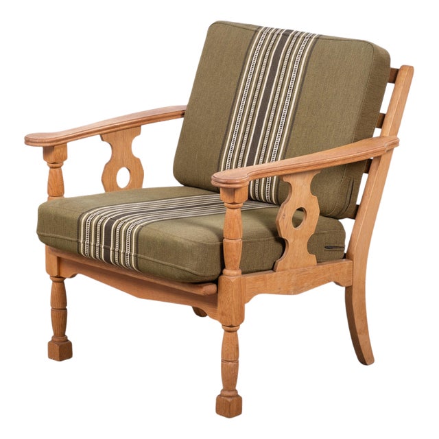 Vintage Oak Chair by Henning Kjærnulf, Denmark, 1960s For Sale