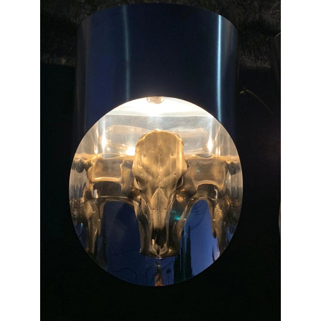 Modern "Totem" Sconces Attributed to Maria Pergay - a Pair For Sale - Image 3 of 13