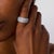2020s Contemporary 2.50 Carat Diamond 18k White Gold Pave Band, Size 6.75 For Sale - Image 5 of 6