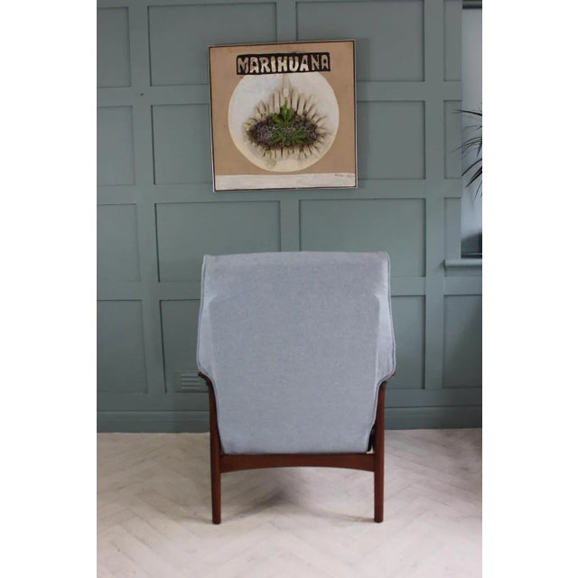 Mid-Century Danish Teak Armchair by Fred Lowen, 1960 For Sale - Image 9 of 11