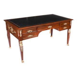 Antique Empire Ormolu-Mounted Desk, 19th Century For Sale