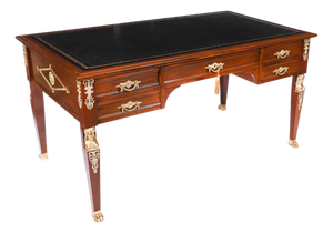 Antique Empire Ormolu-Mounted Desk, 19th Century