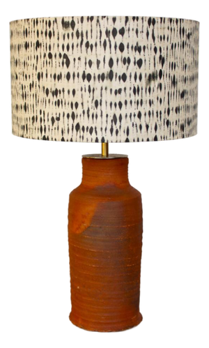Table Lamp with Fabric Lampshade