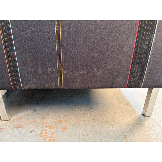 Vintage Nienkämper Tuxedo High-Back Privacy Booth Sofa For Sale - Image 18 of 18