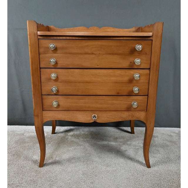 Small Chest of Drawers in Walnut, 1940 For Sale - Image 5 of 18