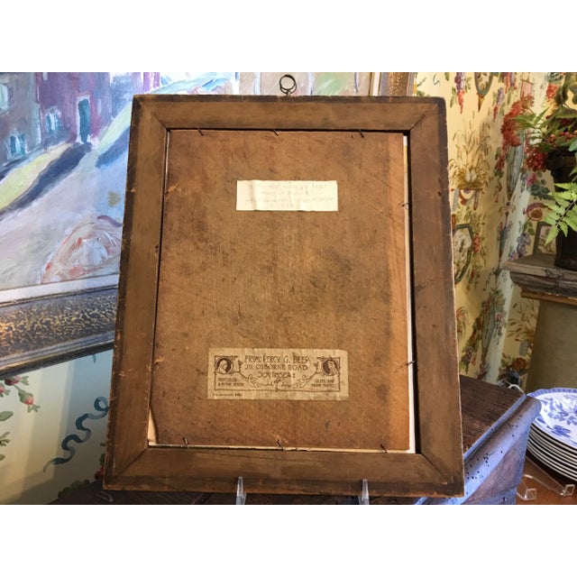 Antique 1820s English "maid of Honour" Hand Colored Engraving For Sale - Image 9 of 13