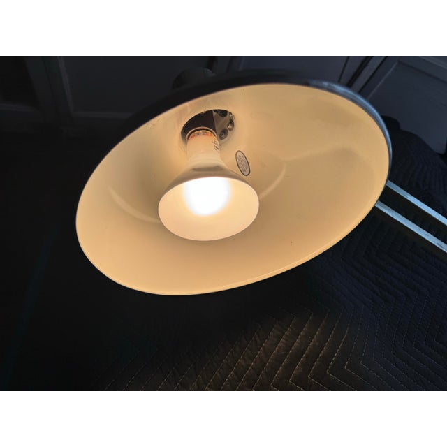 Postmodern 1960s Postmodern Giant 7 Foot Tall! Brass Floor Lamp Alsy Articulating Architect Drafting For Sale - Image 3 of 9