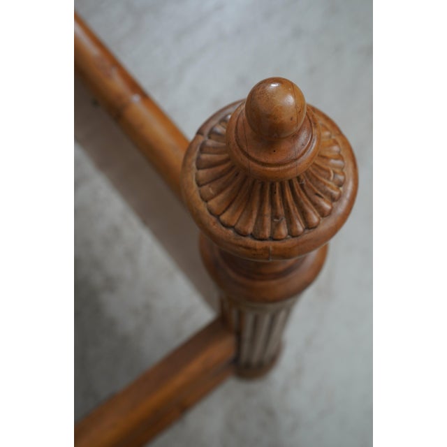 Brown Tommy Bahama King Size Bamboo Style Bed For Sale - Image 8 of 18