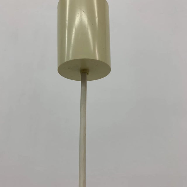 1970s Mid-Century Glass Globe Hanging Lamp with Gold Flakes, 1970s For Sale - Image 5 of 8
