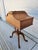 Mahogany Tea Poy Flip Top Side Table With Interior Storage For Sale - Image 6 of 15